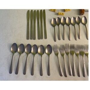 Utica Cutlery Service for 6 Knives Forks & Spoons